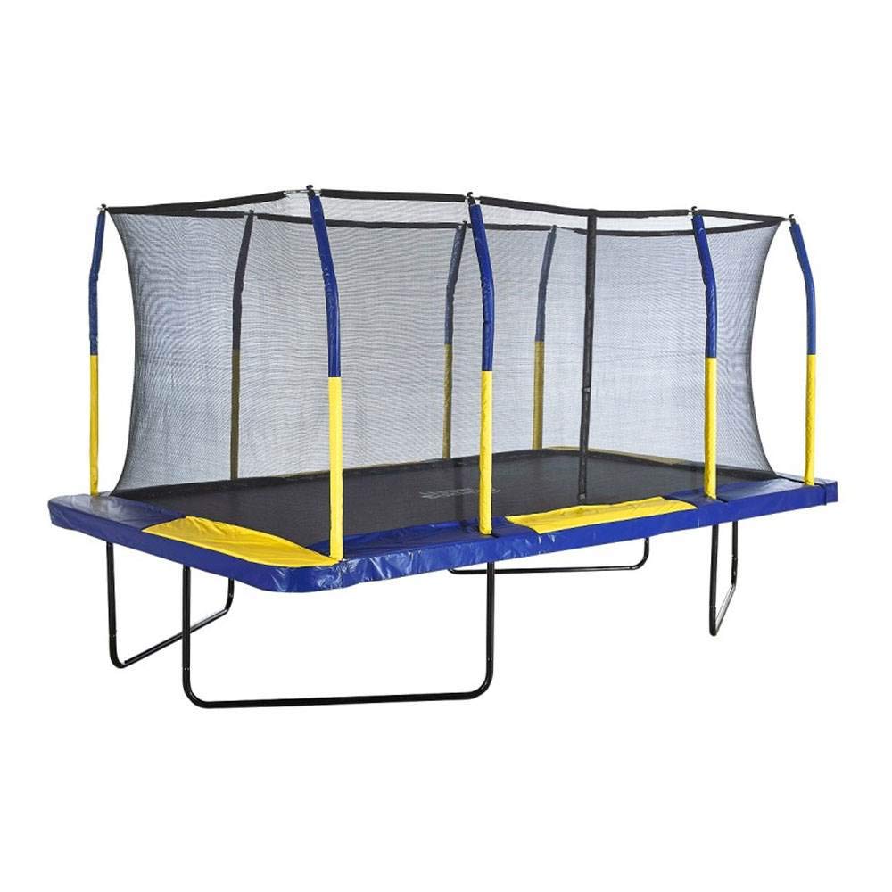 Upper Bounce Rectangle Trampoline Set with Premium Top-Ring Enclosure System – Outdoor Trampoline - Gymnastics Rectangular Trampoline for Kids - Adults - Supports Upto 500 lbs.