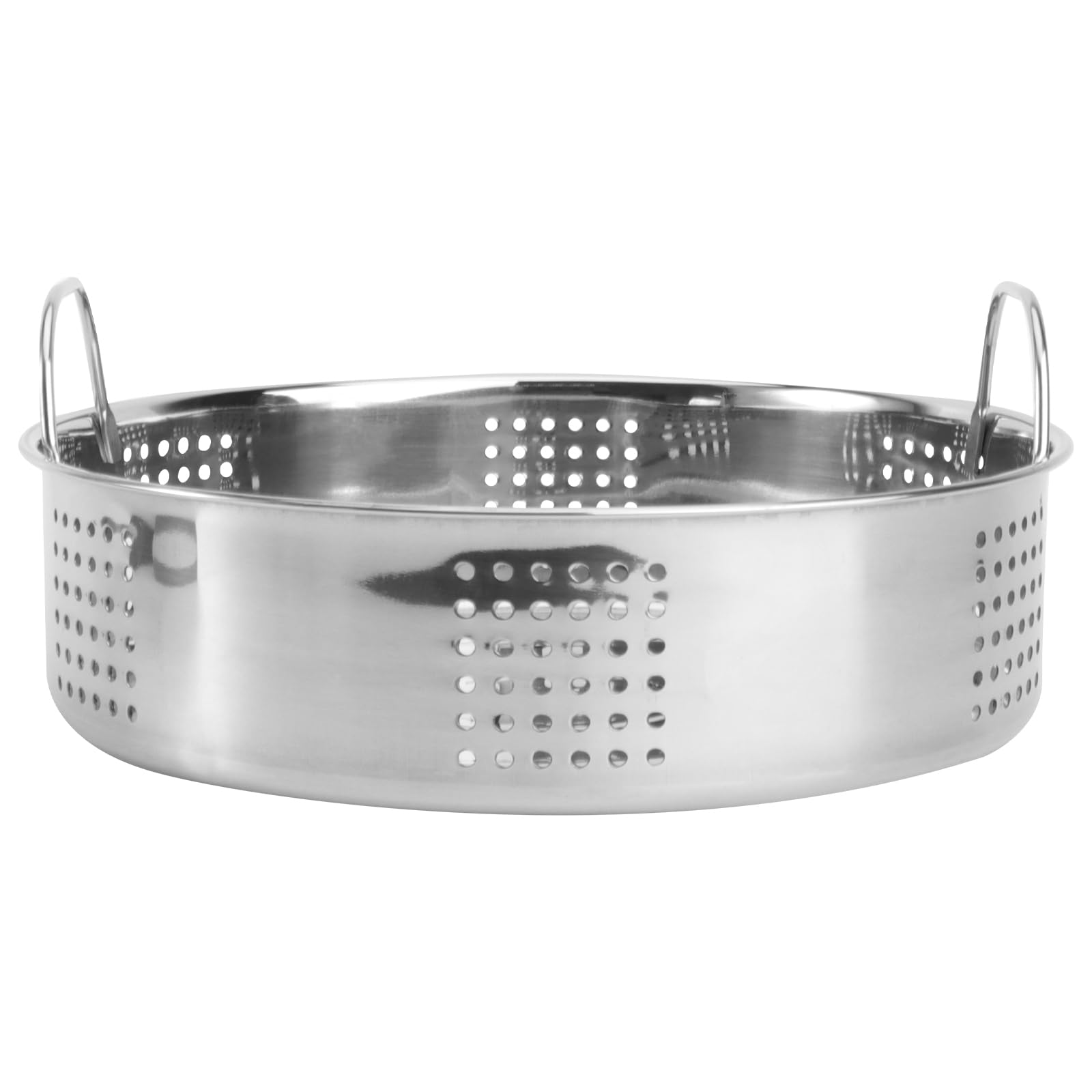 Stainless Steel Steamer Basket with Handle Kitchen Strainer Trivet Rice Food Basket Bun Grid for Pot and Pressure Cooker 23cm/9