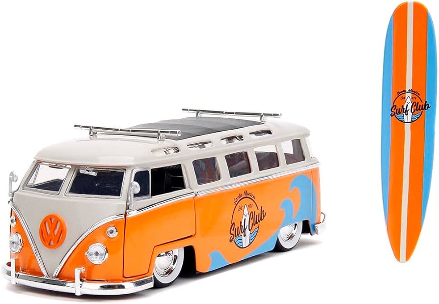 Punch Buggy Slug Bug 1:24 1962 Volkswagen Bus Die-Cast Car, Toys Punch Buggy Slug Bug 1:24 1962 Volkswagen Bus Die-Cast Car, Toys