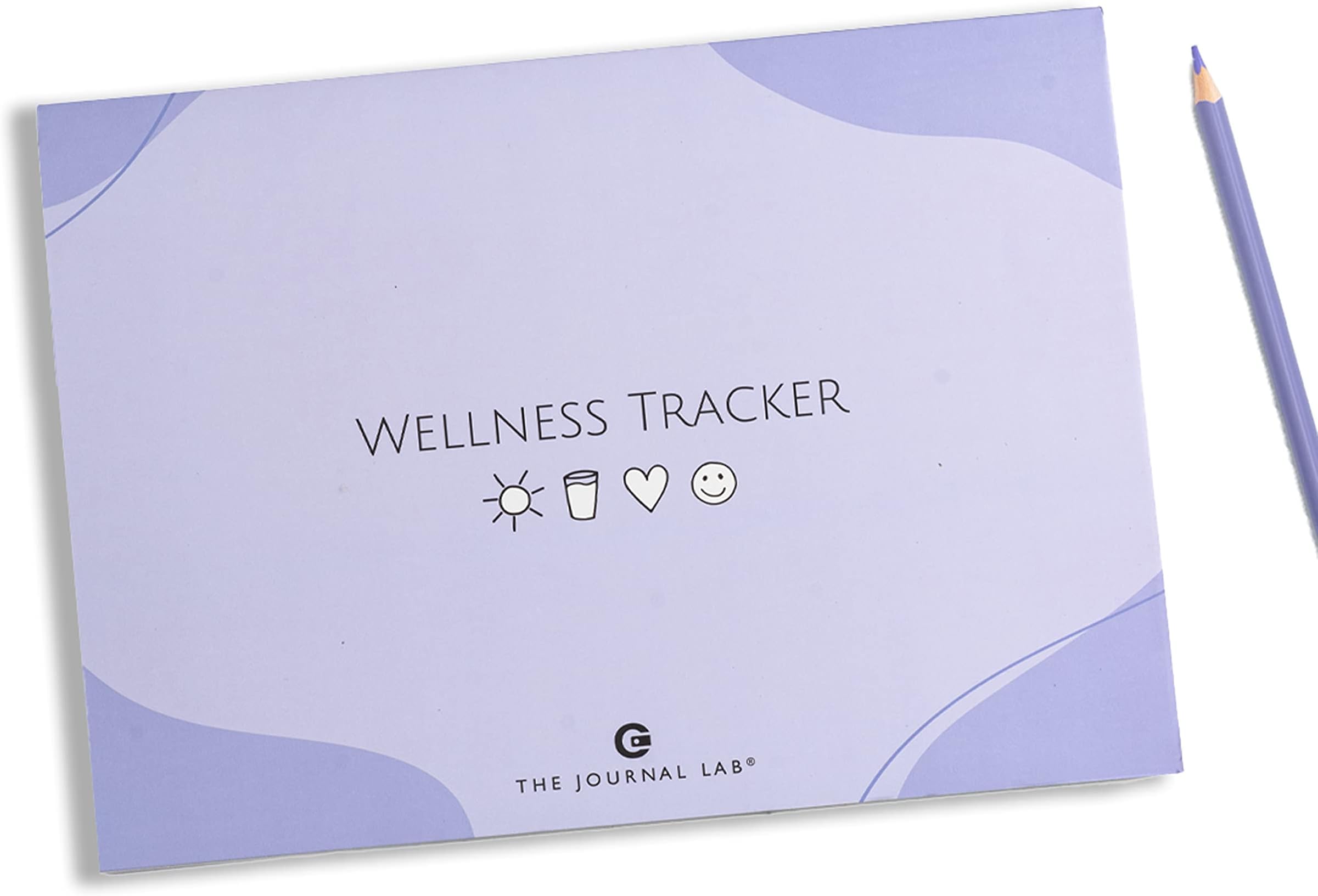 The Journal Lab Wellness Tracker Keep Your Wellness on Track | Habit Tracker, Mood Tracker | Selfcare Tool | 52 Tear-Off Sheets