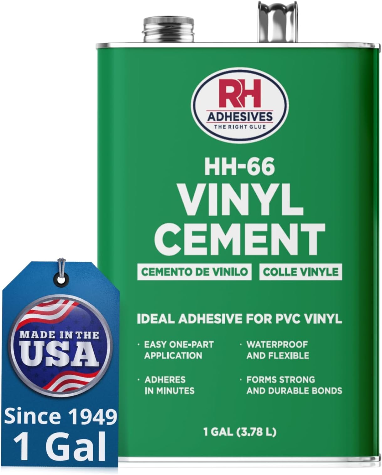 HH-66 Vinyl Cement, 1 Gallon Can by RH Products