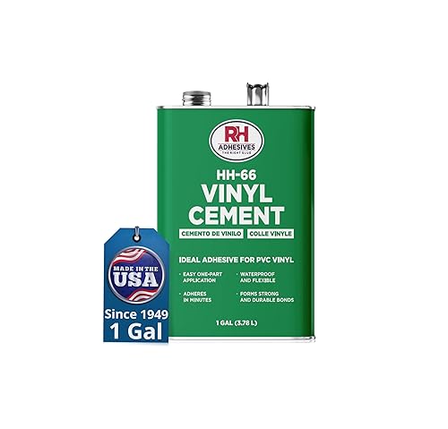 Miniatura 9 de HH-66 Cemento de vinilo, lata de 4 oz. - Adhesivo de vinilo, pegamento de cemento, pegamento de reparación, inflables, revestimiento de piscina,