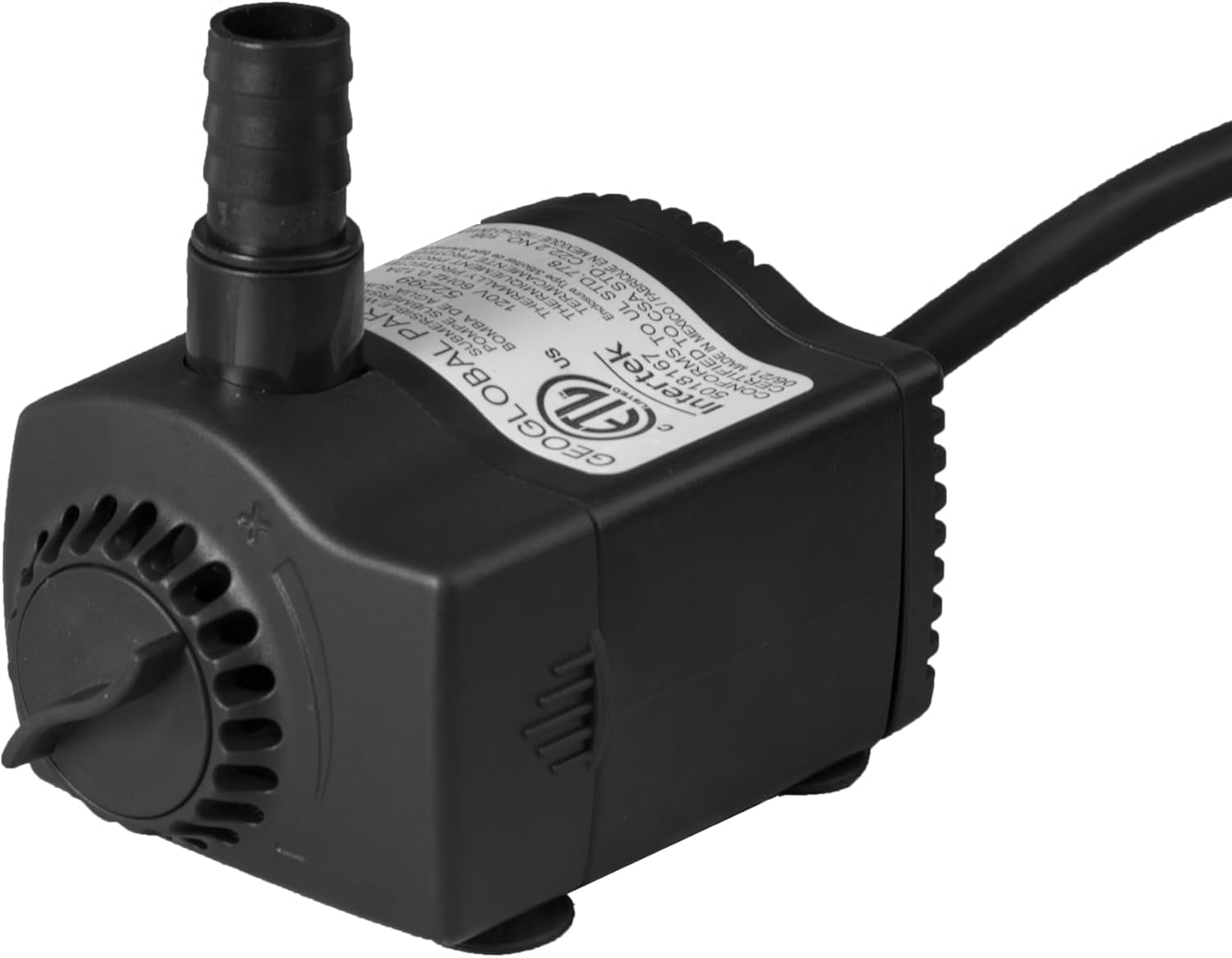 Pond Boss Fountain Pump w/Low Water Shutoff Fits 1/2in Tubing 140 GPH 3ft6in Max Lift