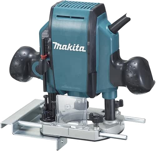 Makita RP0900J Oberfräse 900 W, Blau, Silber, 8 x 210