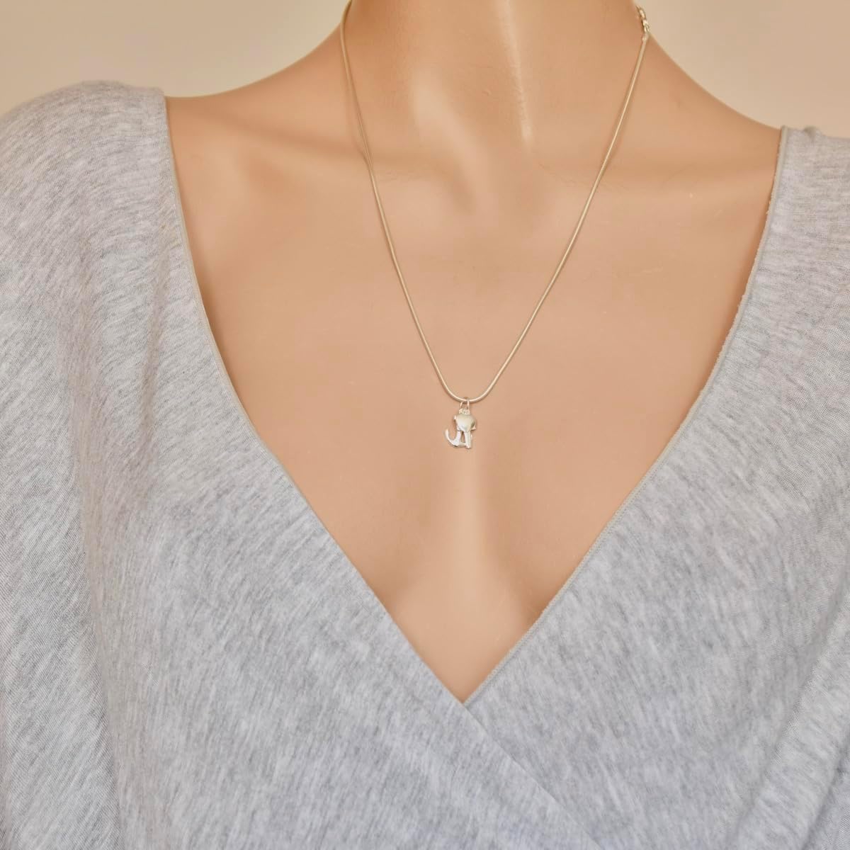 Faith Hope Love Pendant Sterling Silver 925 Cross Anchor Heart Small Necklace Charm Jewelry - Image 4