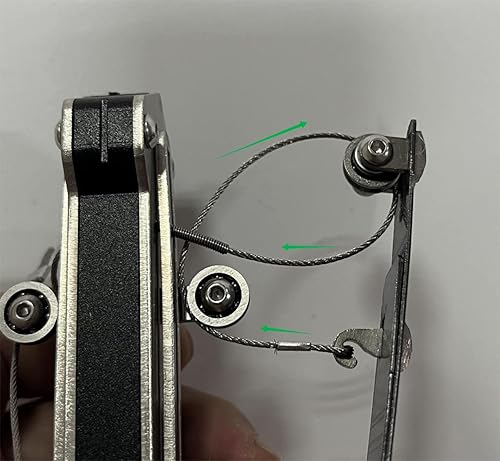 Miniatura 7 de Mini pistola de ballesta, portátil y potente, dispara bolas y flechas de acero, perfecta para la caza, entusiastas del tiro con arco y coleccionistas