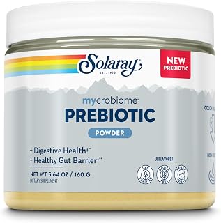 Mycrobiome Prebiotic Powder, Prebiotics for Women and Men, Digestive Nutritional Supplements for Colon and Gut Health, Non-Gritty, Easy-to-Mix, Non-Bloating Formula, 20 Servings, 5.64 OZ