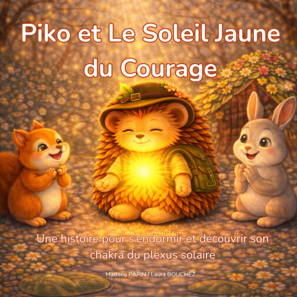 Piko et Le Soleil Jaune du Courage: Une histoire pour s’endormir et découvrir son chakra du plexus solaire (Les Aventures Lumineuses de Piko)