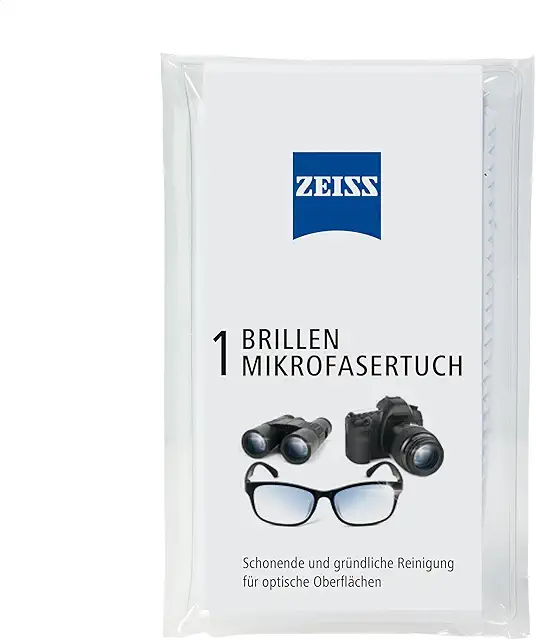 ZEISS Microfiber Glasses Cloth - Putsduk Glasögon for Dry Cleaning & Screens