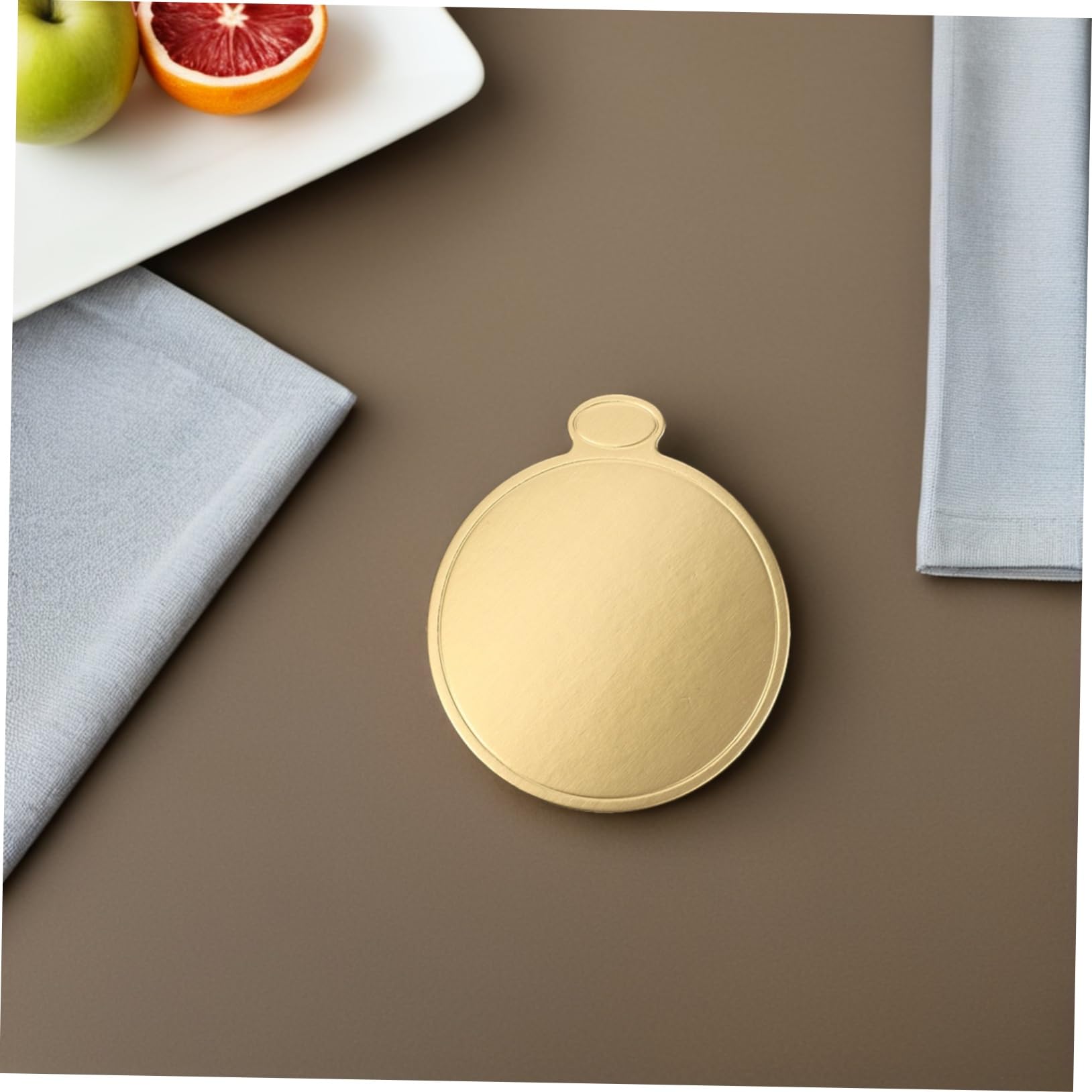 GALPADA 200pezzi Tondi Per Torte in Cartone Cartoncino Per Mousse Tondi Circolari Per Torte Forniture Per Piatti Circolari Per Dessert Sottotorta Base Per Cupcake in Mousse Base Decorativa