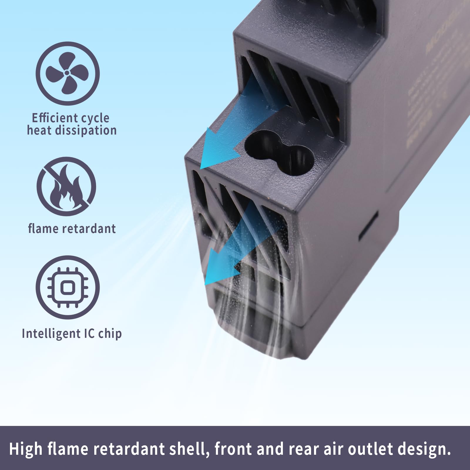 12V Netzteil Hutschienen DC Netzteil 12V15W 1,25A,  Produktbild-Vorschau 4