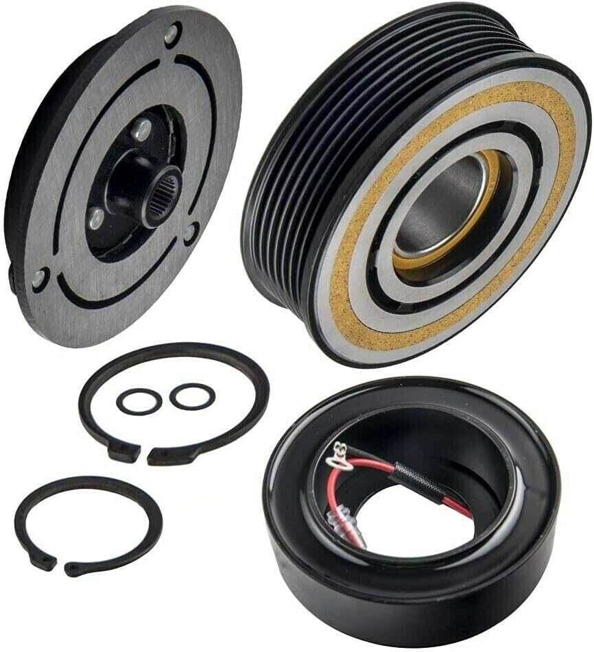 10835C 10348090 AC Compressor Clutch Assy for Toyota Tacoma 2.7L 4.0L 3.5L 2005-2016 Repair Kit Plate Pulley Bearing Coil