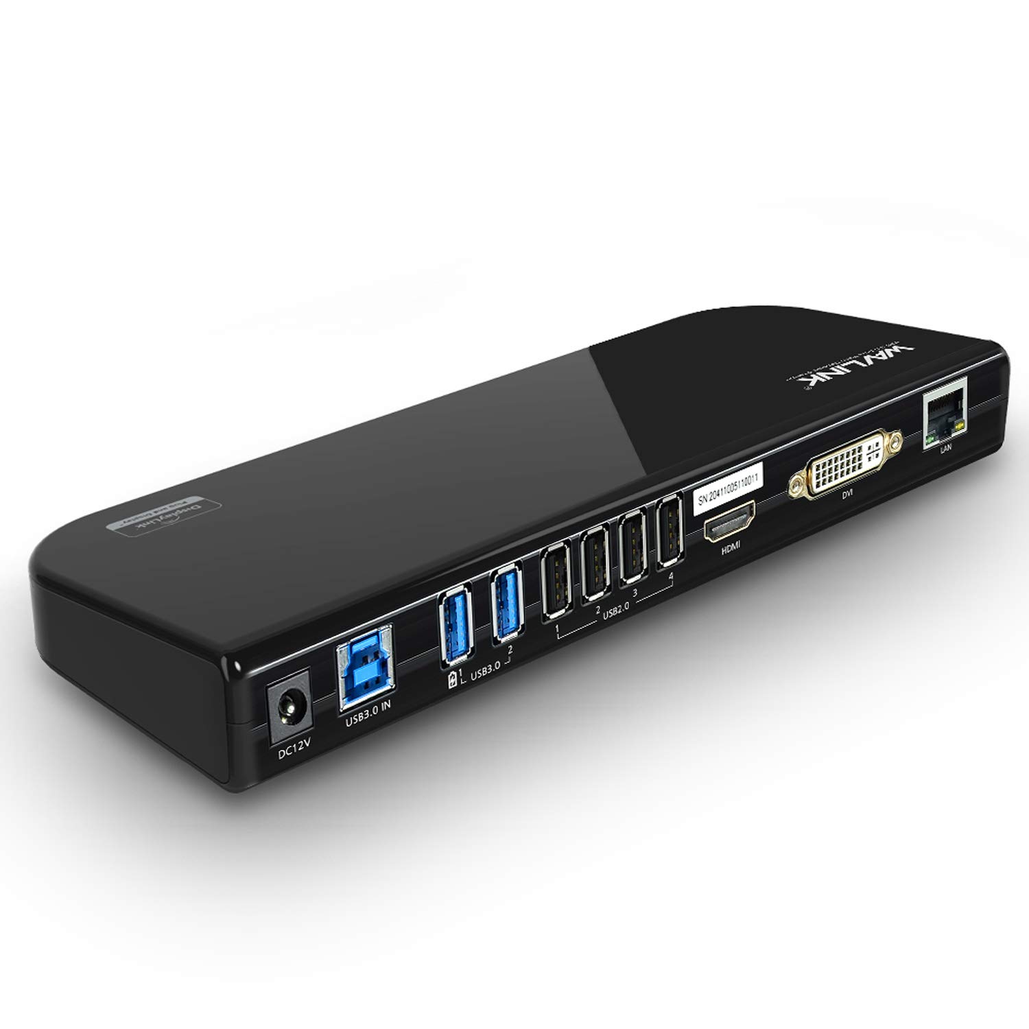 WAVLINK USB 3.0 and USB C Universal Laptop Docking Station Dual Monitor with HDMI & DVI/VGA with Gig