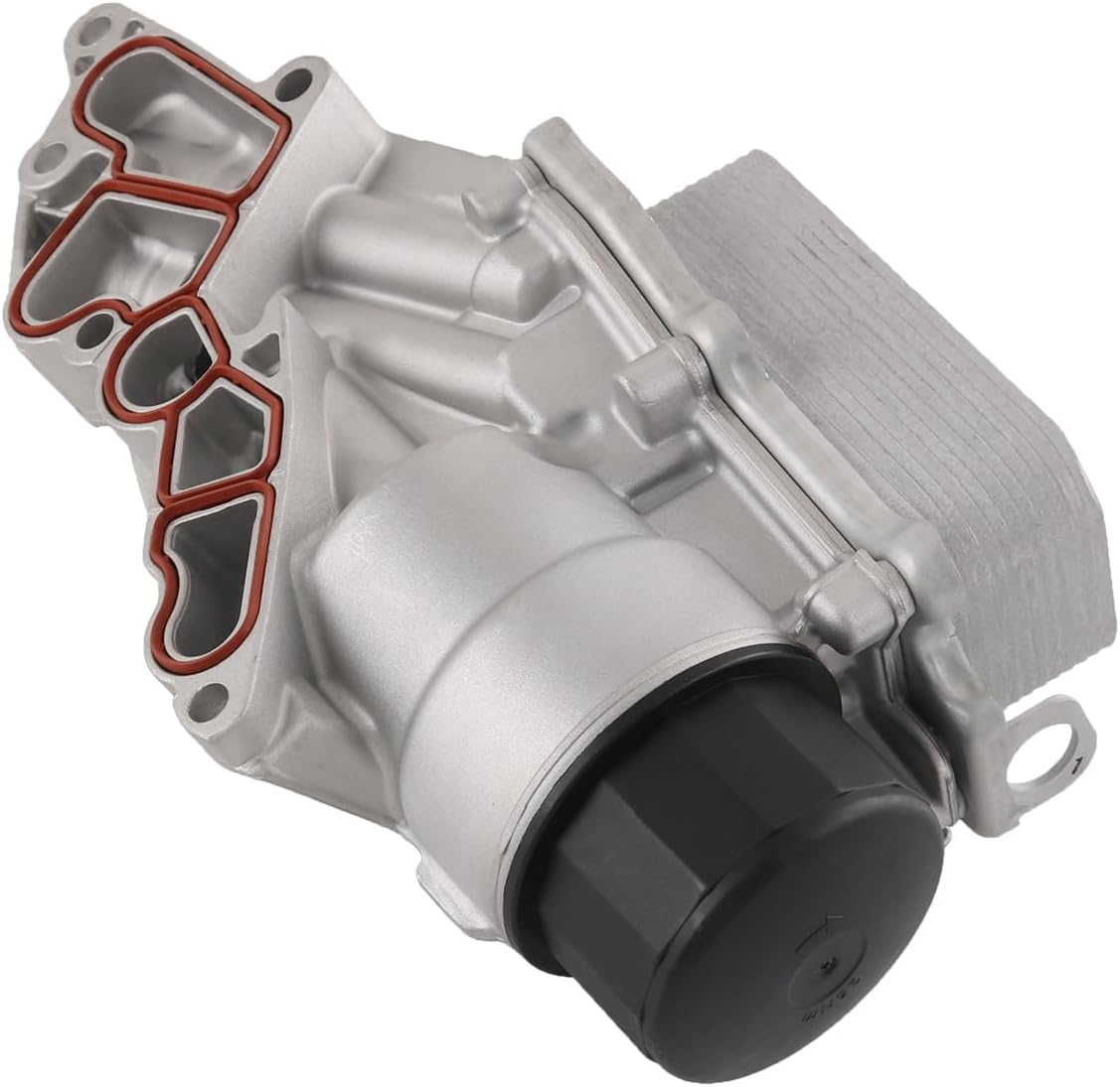 Engine Oil Filter Housing w/Cooler Assembly Compatible with Mercedes Benz W203 C230 C E G ML S SLK-Class Replaces# 2721800510