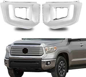 Ylwspeed2000 Front Bumper Cover Protector For 2014-2021 Toyota Tundra - Black Plastic Direct Replacement