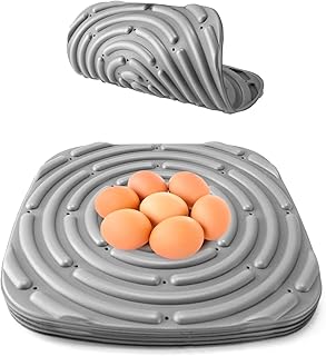 4 Washable Chicken Nesting Pads for Laying Eggs - Nesting Pads for Chicken Coop - Gray Nesting Box Pads for Chickens - Durable Chicken Bedding for Coop, Poultry Nest Box Pads for Chickens
