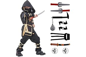 Xplanet Ninja Halloween Costume for Boys with Accessories
