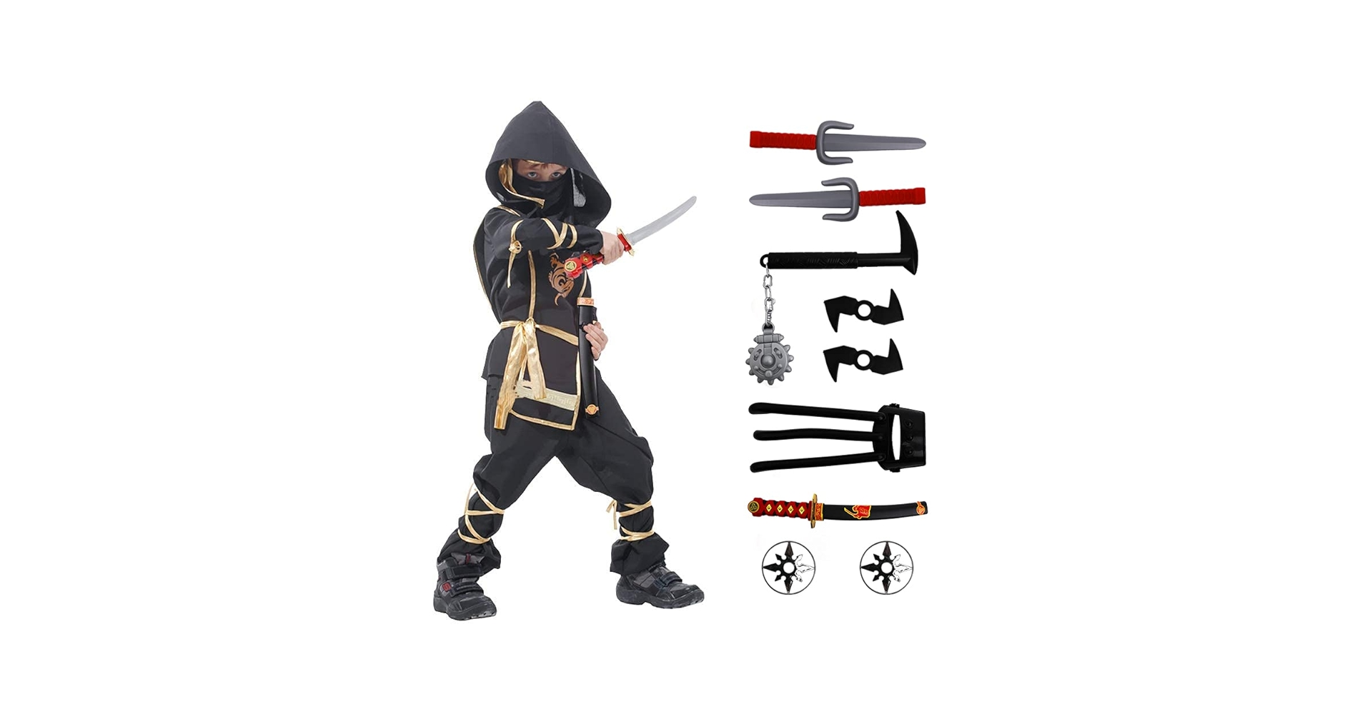 Amazon.com: Xplanet Ninja Halloween Costume for Boys with