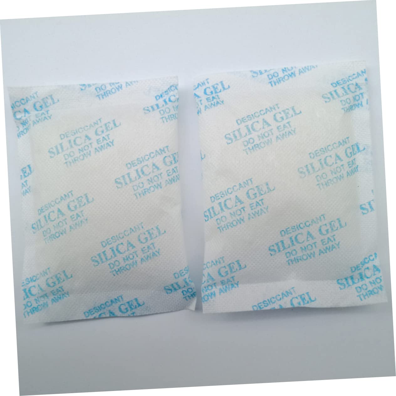 SOLUSTRE 50 Sachets Déshydratants Absorbeur D'humidité en Gel de Silice 50g Tissu Non Tissé Bleu pour Tiroirs et Vêtements Prévention Condensation et Maintien Sec