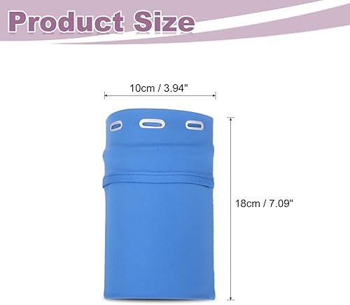 Miniatura 2 de PATIKIL Funda universal para brazalete para correr de 7.09 x 3.94 pulgadas, funda para brazo de teléfono celular con bolsillo con cremallera para