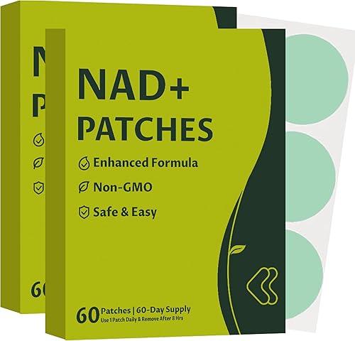 Parches NAD+ para mujeres y hombres Parches 100% Nature NAD+  120 unidades
