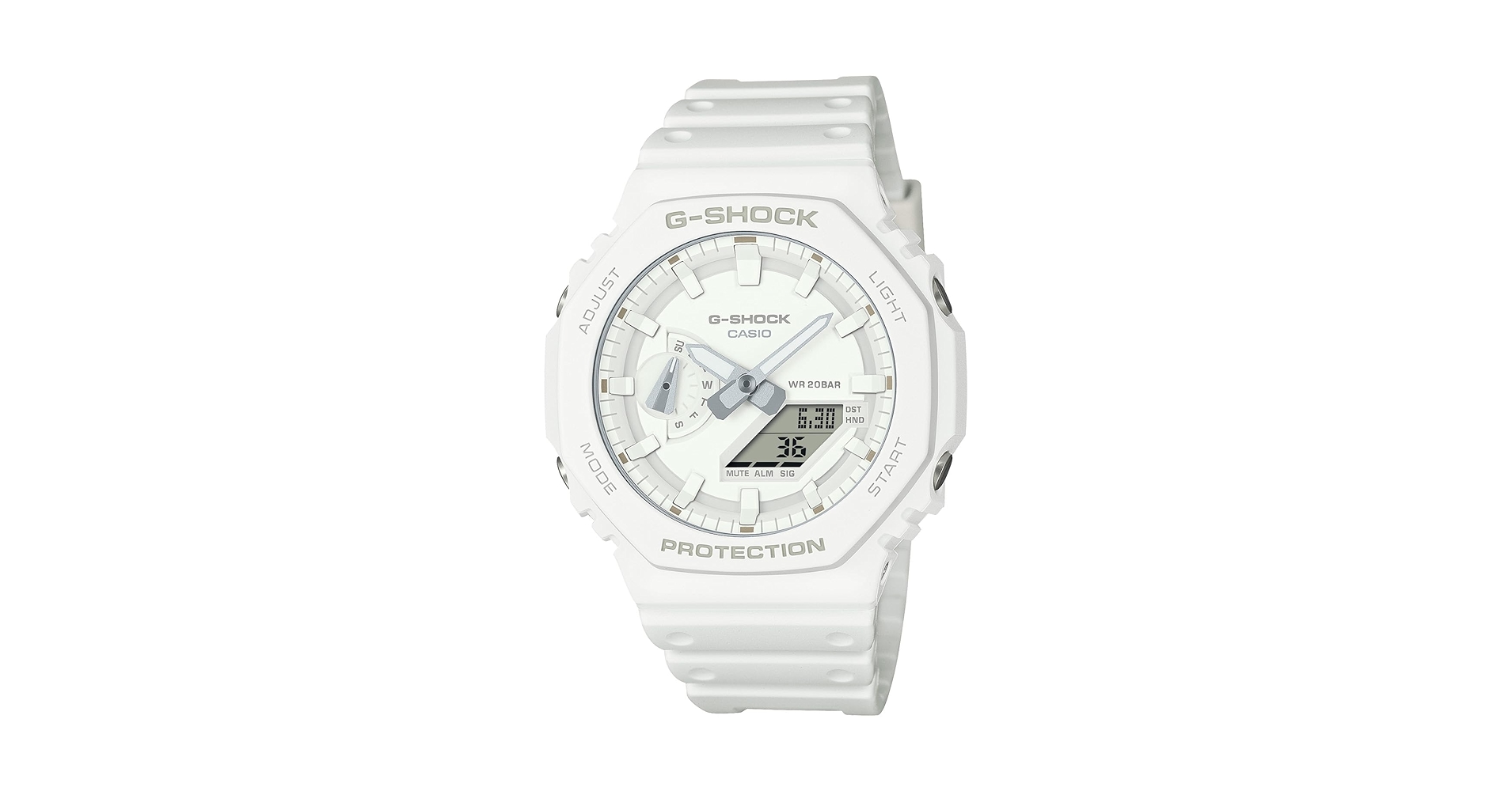 D*5様 G-SHOCK GA2100ホワイト G-Shock GA2100 White | Watches.com