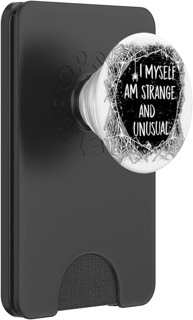 Retro Strange and Unusual Spooky Halloween for 80s 90s Fans PopSockets PopGrip for MagSafe