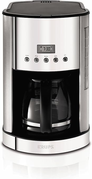 Amazon.com: Krups km730 – 12-cup Cafetera eléctrica programable – Plata  (Refurbished Certificado) : Hogar y Cocina