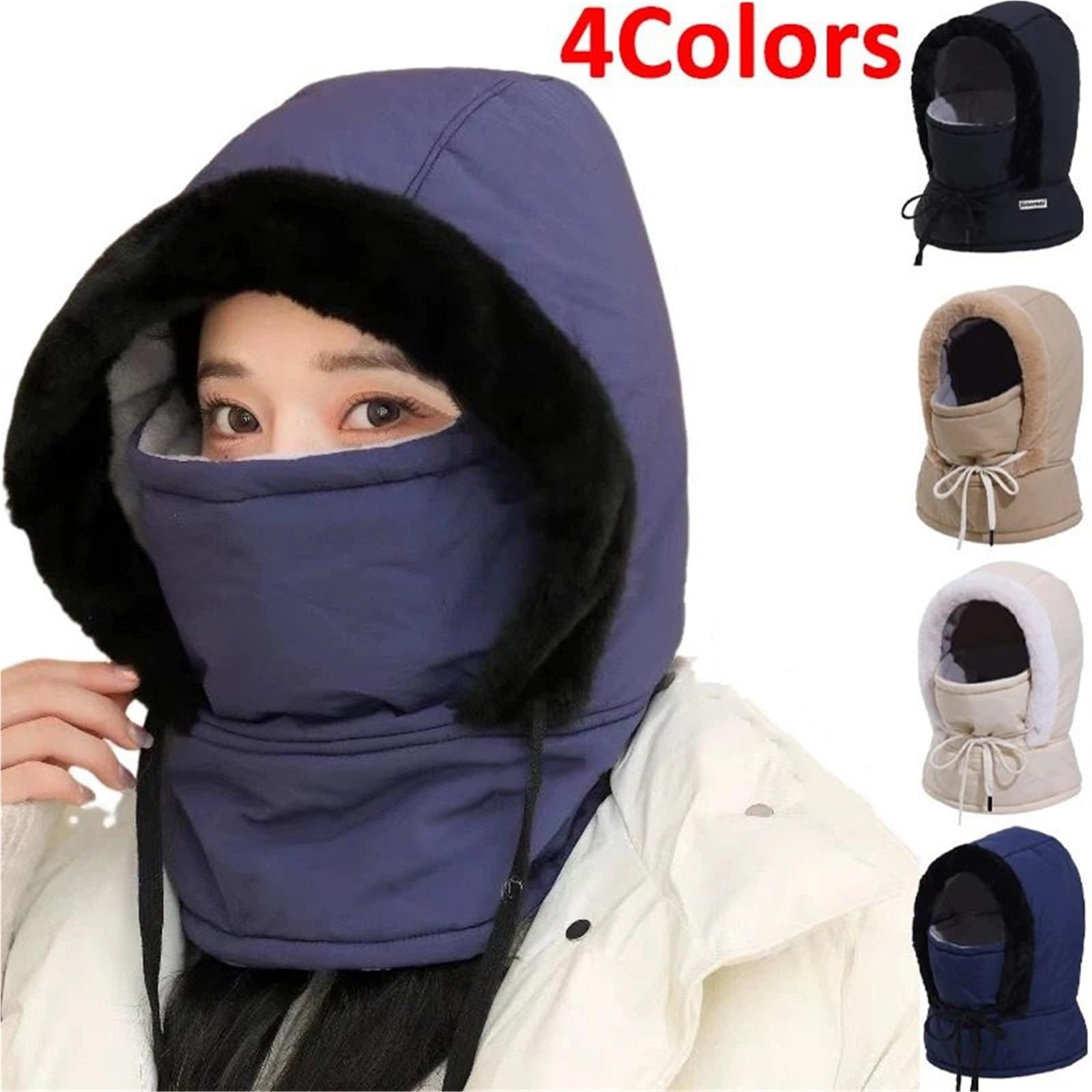 Scaldacollo Visiera da Sci Antivento Maschera Termica Traspirante Invernale Scaldacollo Sciarpa Cappuccio per Casco Scaldacollo da Ciclismo sottocasco