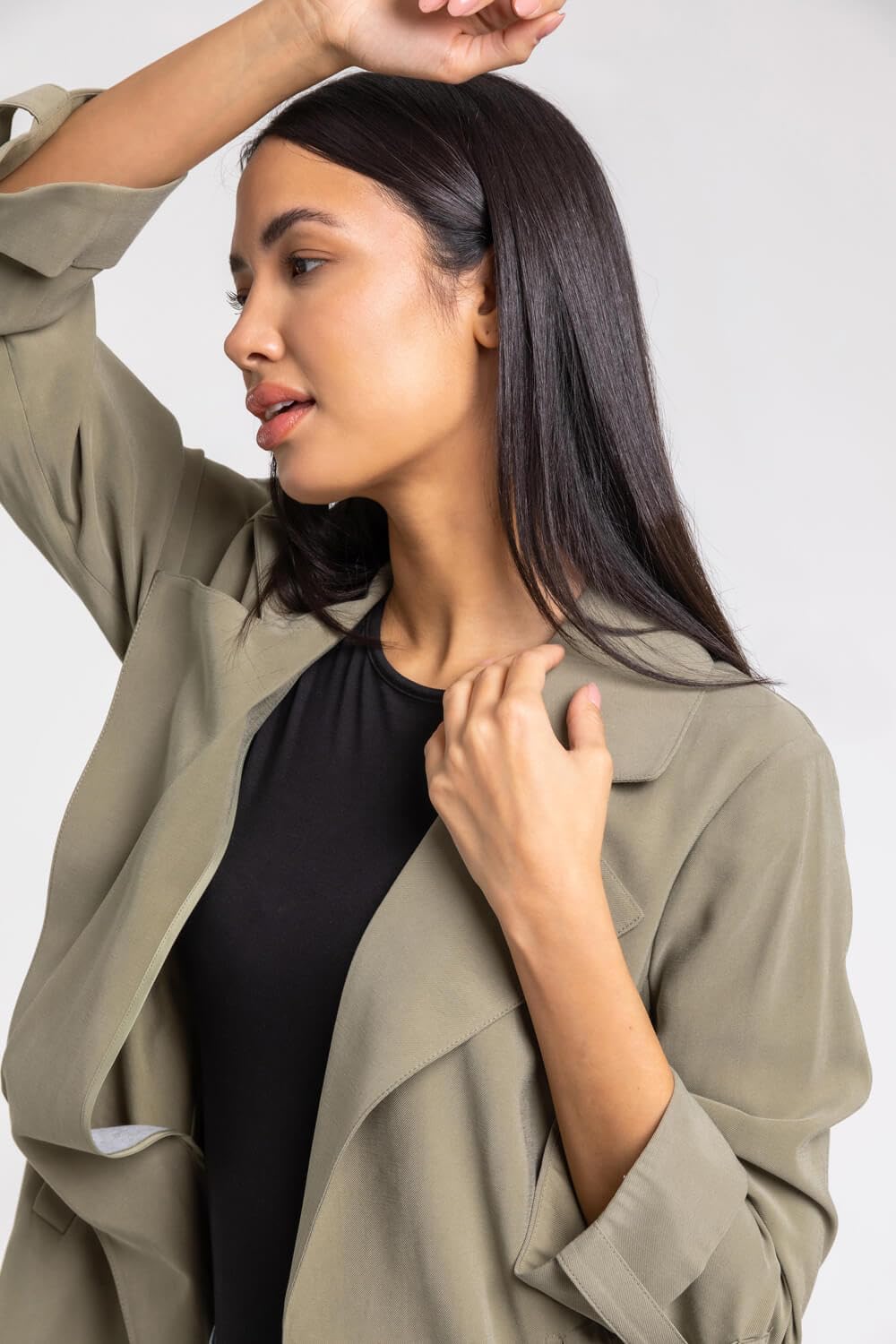 Roman Originals Tie Waist Jacket For Women Uk Ladies Summer