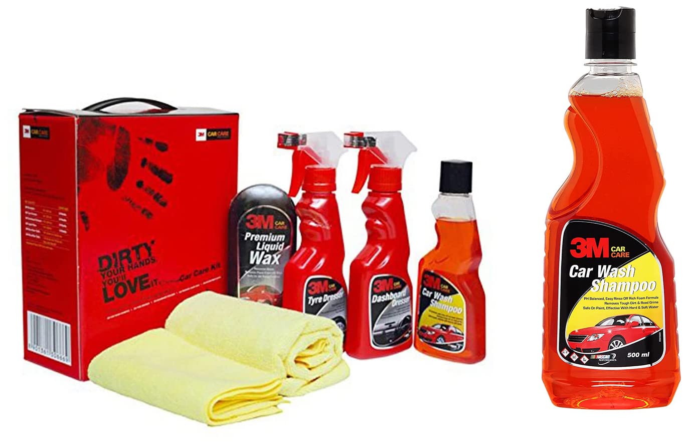 3M Large Car Care Kit & IA260166391 Auto Specialty Shampoo (500 ml)-picture-31
