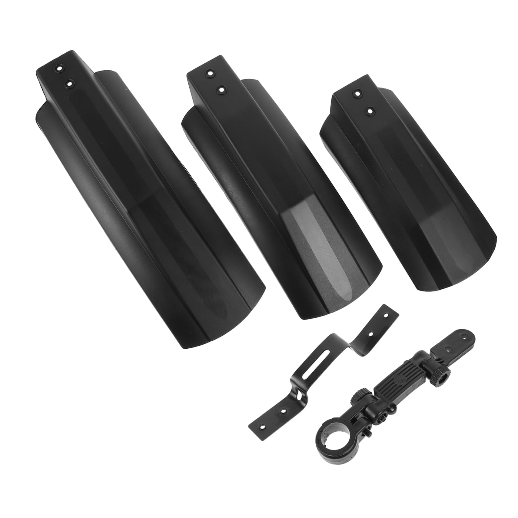 Mipcase Garde-Boue Vélo Garde-Boue De Protection Garde Boue Avant Vélo Garde Boue Vélo Gel Protection du Cadre De Vélo Garde-Boue De Vélo Portable Doublure Film Black Plastique