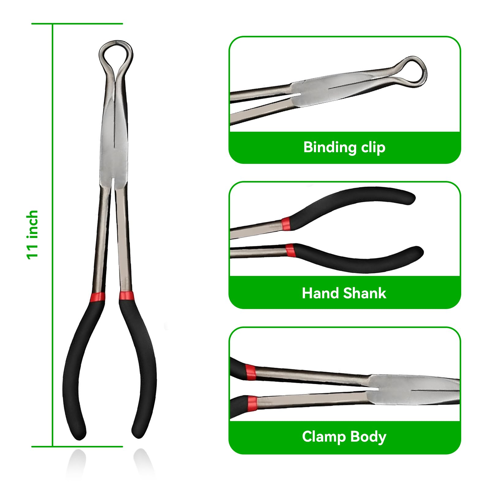 Upgraded Electrical Disconnect Pliers,Replace 37960 Automotive Tools Electrical Connector Pliers? Push Tab Style Plugs Automotive Electrical Plug Connector Disconnect Tools (11 inch)