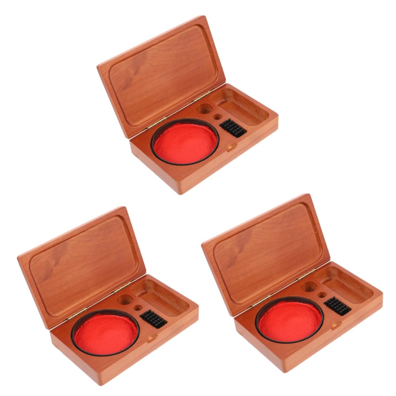 3st Siegelkasten Aus Holz Stempel Malen Textmarker Stempelkissen Für Benutzerdefinierter Stempel Stempelkissen Prägen Briefmarken Stempelkissen Zum Stempeln Bausatz Tintenstift
