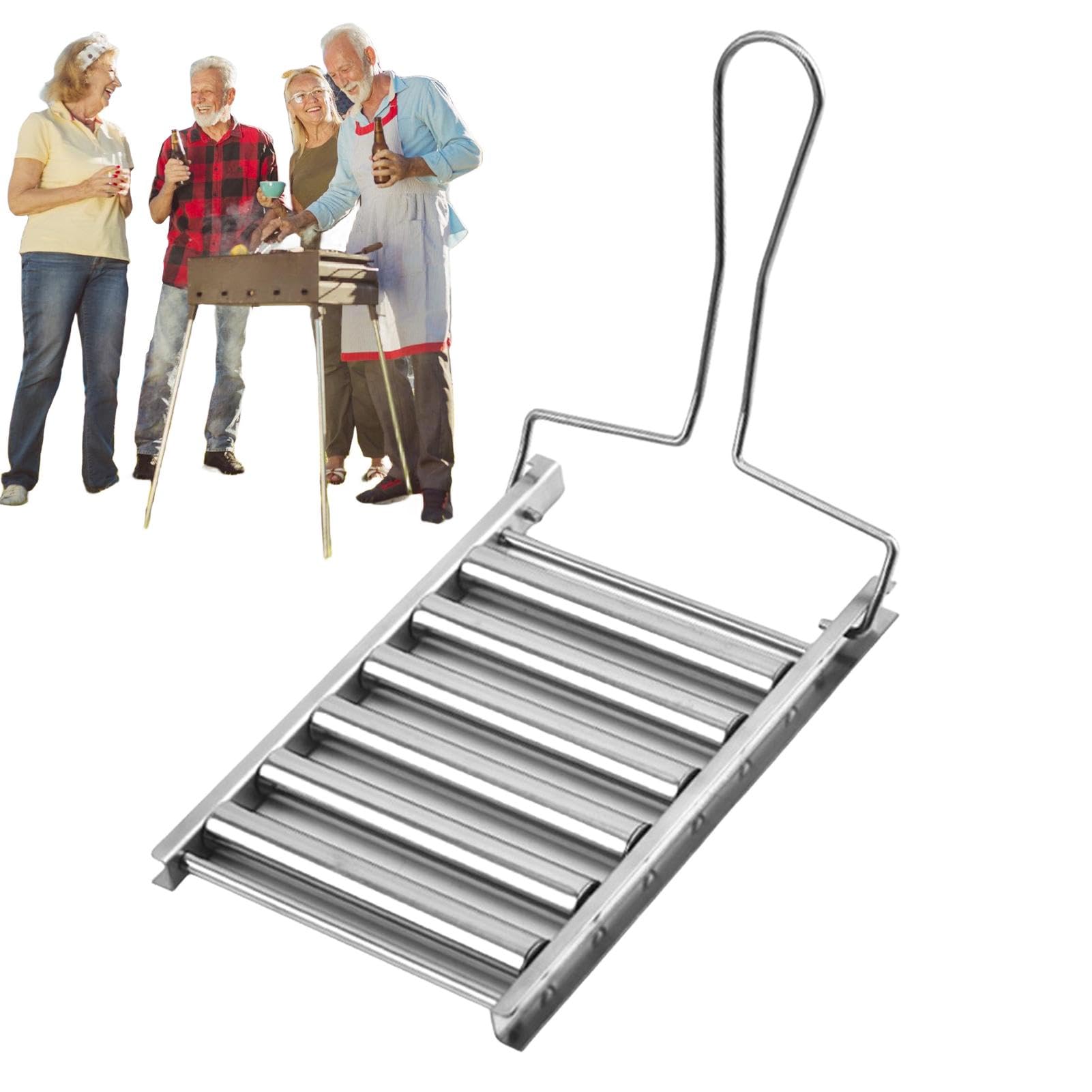 Hot Dog Roller Rack - Faltbare Wurstwalze Rack | BBQ Hot Dog Griller