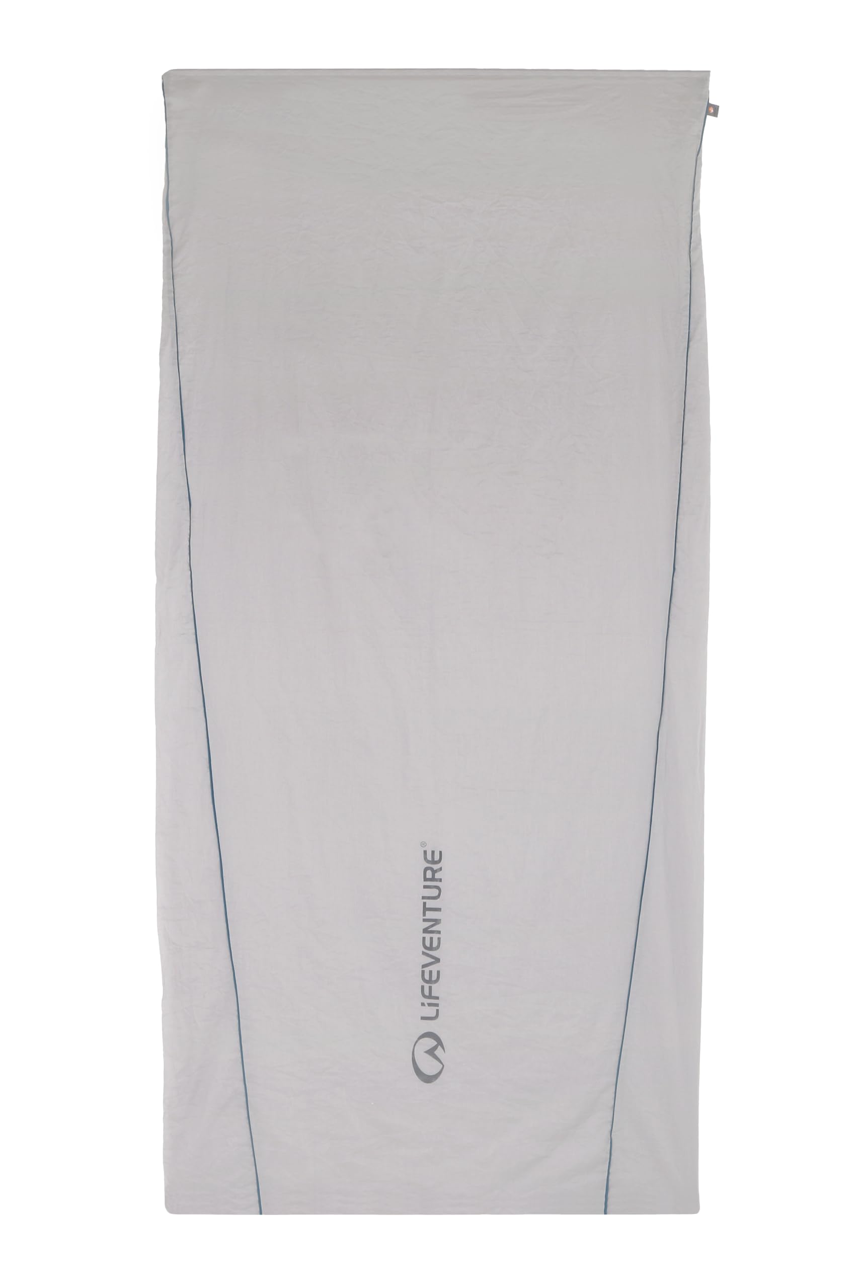 Lifeventure 100% Cotton Sleeping Bag Liner Lightweight Camping Sheet with Polygiene® Odour Control for use in Sleeping Bags, Hostels & Huts | Only 183g and Small Pack Size for Travel, RectangularShape