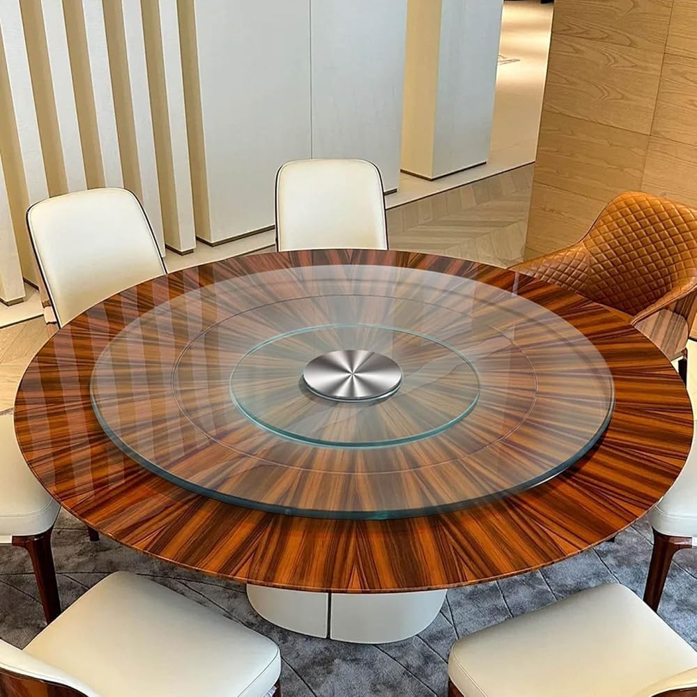 C s Lazy Susan Drehteller für Esstisch und Partys, 68,6 cm drehbares Tablett, Lar-Größe, leiser und glatter Drehung, perfekt für Bankette und Unterhaltung