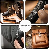 Vista 9 de BAGERLA Kit de costura de reparación de tapicería, kit de costura resistente con herramientas de punzón, desgarrador de costura, agujas de costura a