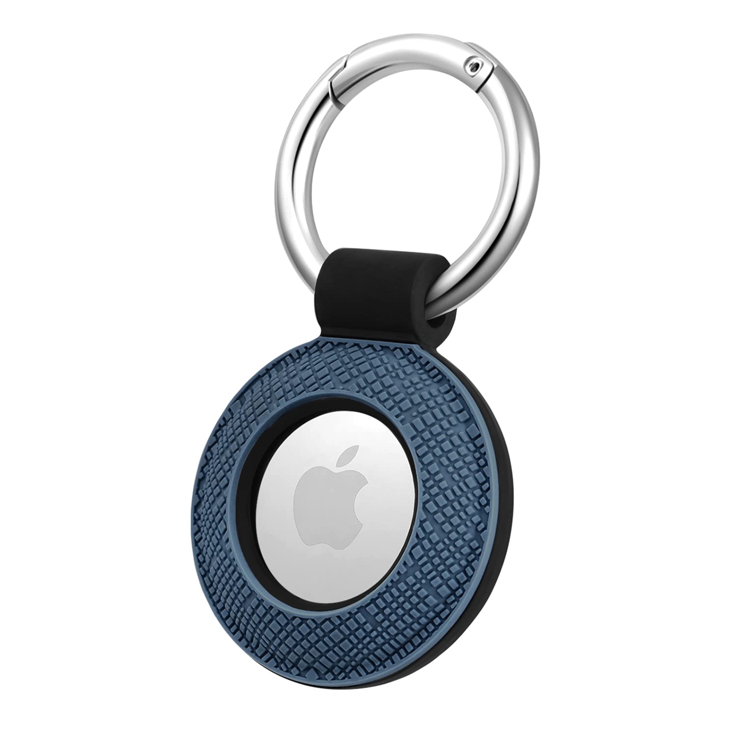 WITHitApple AirTag Silicone Clip-on Cover (WITHit, Bluestone/Black)