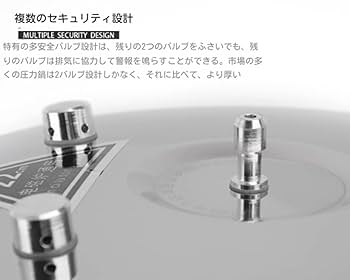 Amazon | ステンレス製圧力鍋 ふた付きで安全 ステンレス鋼製を