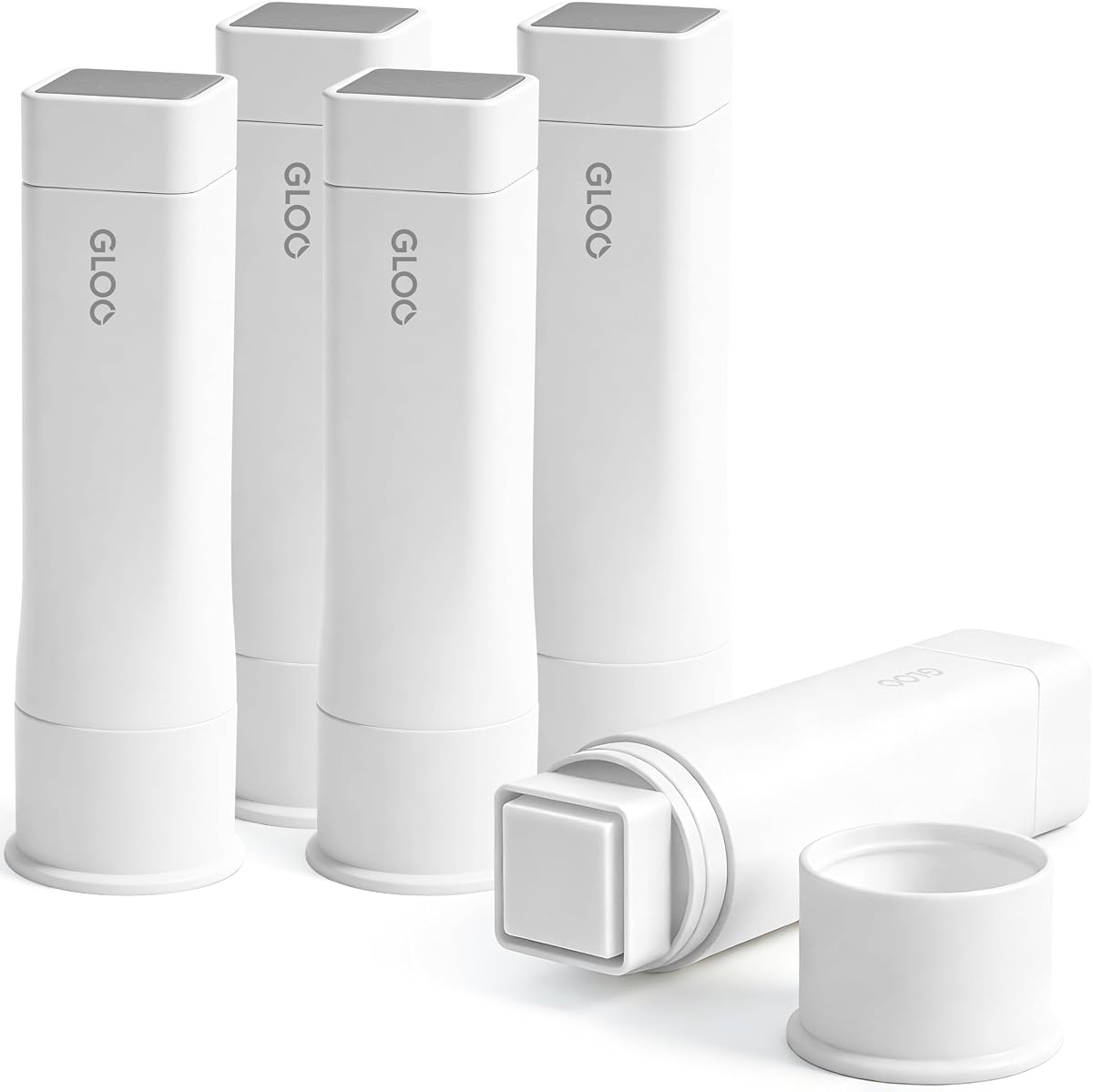 Kokuyo Gloo Square Glue Stick, Firm Stick, Small Size, Pack of 5 (TA-G301-5P)