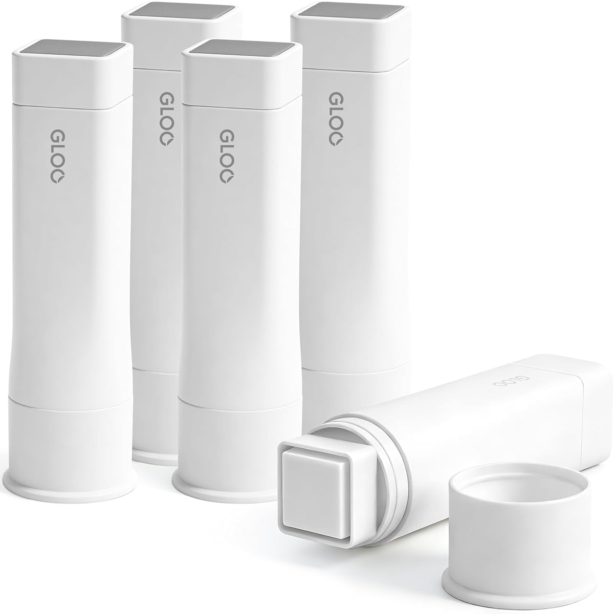 Kokuyo Gloo Square Glue Stick, Firm Stick, Small Size, Pack of 5 (TA-G301-5P)