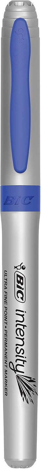 BIC intensity 12 Ultra-Fine Point Permanent Marker,Blue