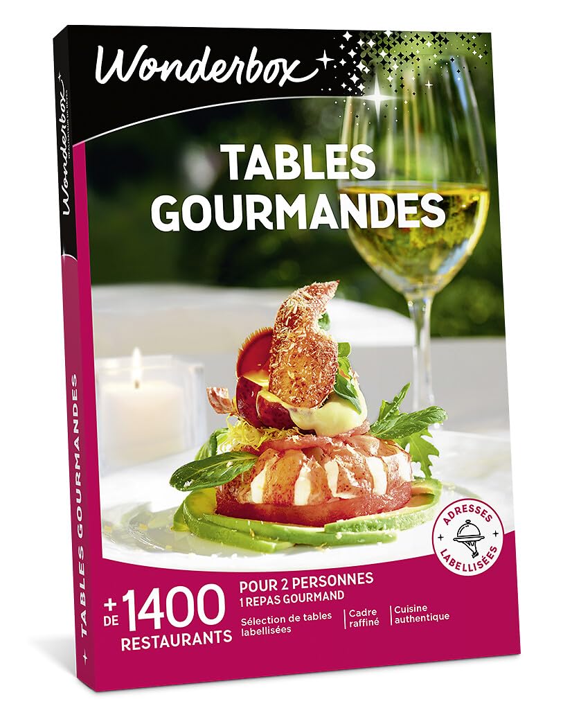Wonderbox Gourmet Dining Gift Box – 1,400 Restaurants for 2