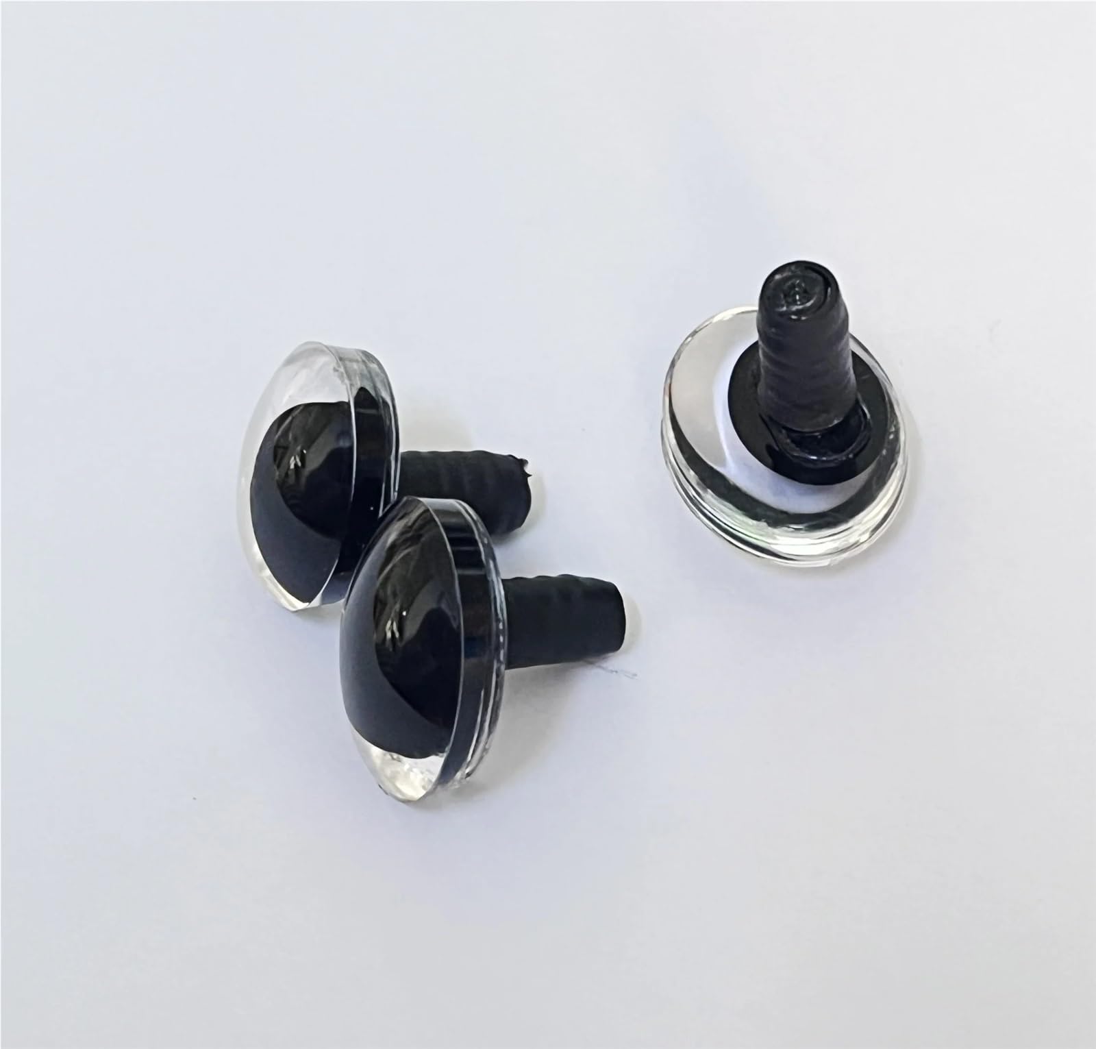 50 Stück 18 X 25 Mm 3D Ovale Außermittige Augen Mit Unterlegscheiben for DIY-Plüschpuppenaugen
