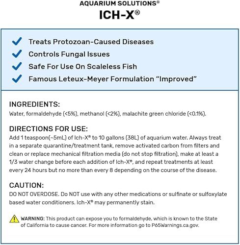 Miniatura 2 de Hikari Ich-X Ich Tratamiento 1 Galón