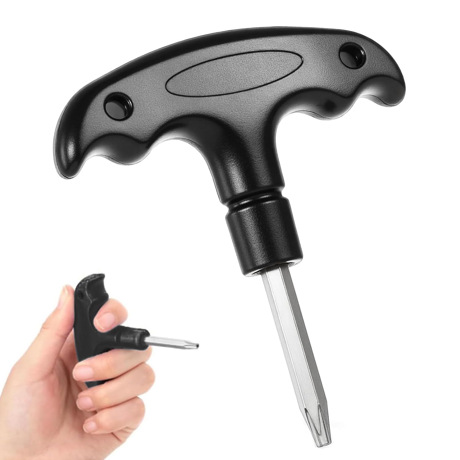 Golf Driver Tool ，Universal Adjustment Tool for Club Drivers, Golf Accessories for Men（8.5 cm/3.34in，Black）