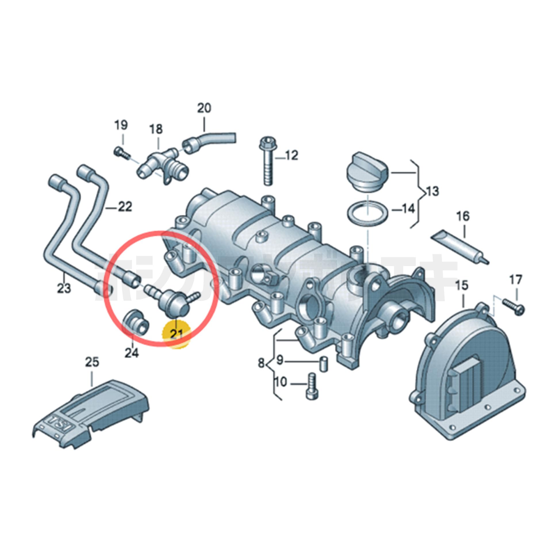 Amazon.co.jp: 【星河屋貿易】 VW ブローバイ プレッシャー バルブ