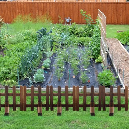 Soporte piezas vallas jardín de madera base de fijación resistente para patio exterior 3