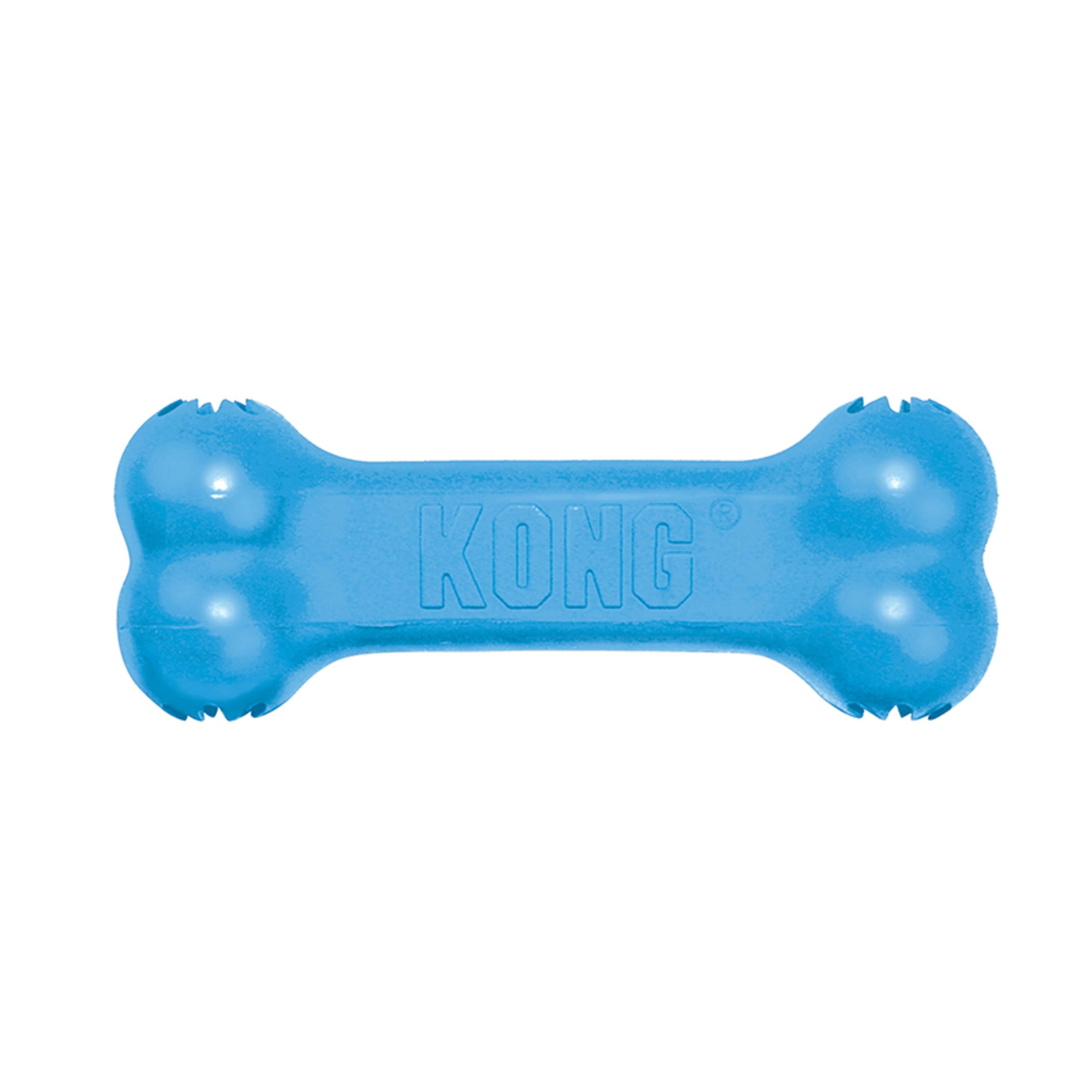 KONG - Puppy Goodie Bone - Teething Rubber, Treat Dispensing Dog Toy (Assorted Colours) - For Small Puppies